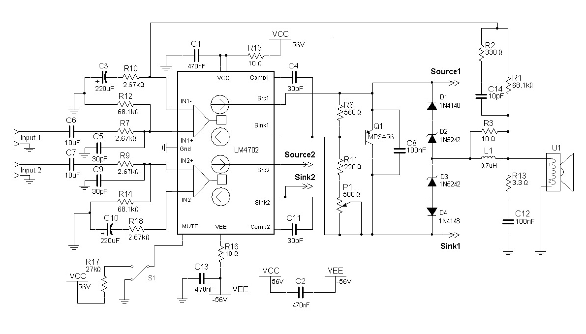 Mosfet Power Amplifier Circuit Diagram With Pcb Layout / How To Build A ...